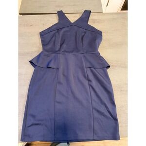 blue  WRAPPER sleeveless dress size 12